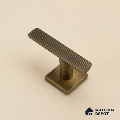 Ottr Zinc Mortise Handle HA 00306 E Antique Brass Finish Rose Mount | 2 Years Warranty