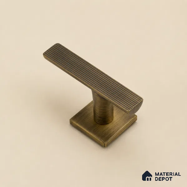 Ottr Zinc Mortise Handle HA 00306 E Antique Brass Finish Rose Mount | 2 Years Warranty
