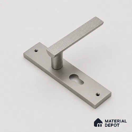 Ottr Zinc Mortise Handle HA 00306 Stainless Steel Matte Finish Rose Mount | 2 Years Warranty