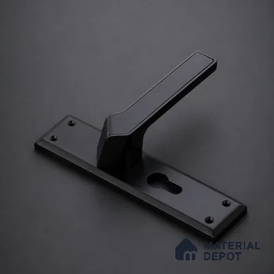 Ottr Zinc Mortise Handle HA 00310 Black Dual Tone Finish Rose Mount | 2 Years Warranty
