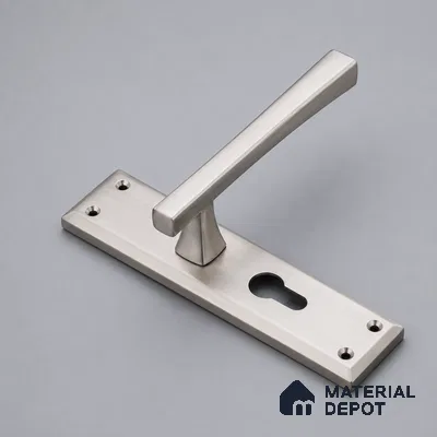 Ottr Zinc Mortise Handle HA 00311 D Stainless Steel Matte Finish Plate Mount | 2 Years Warranty