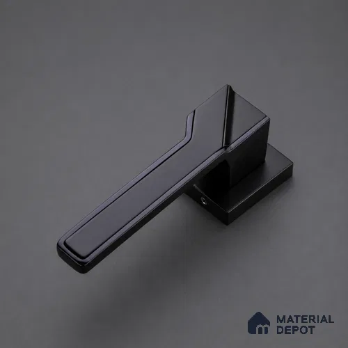 Ottr Zinc Mortise Handle HA 00312 D Black Dual Tone Finish Plate Mount | 2 Years Warranty