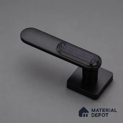 Ottr Zinc Mortise Handle HA 00313 B Black Dual Tone Finish Rose Mount | 2 Years Warranty