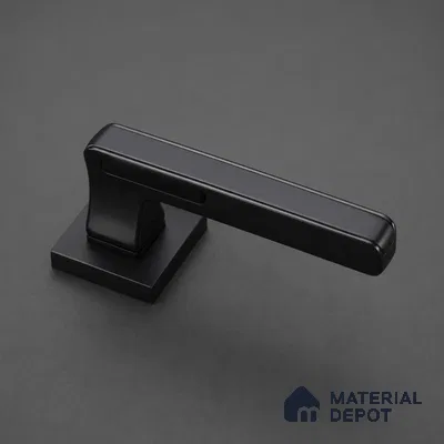 Ottr Zinc Mortise Handle HA 00315 C Black Dual Tone Finish Plate Mount | 2 Years Warranty