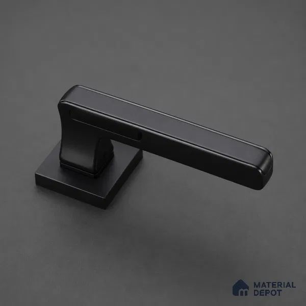 Ottr Zinc Mortise Handle HA 00315 C Black Dual Tone Finish Plate Mount | 2 Years Warranty