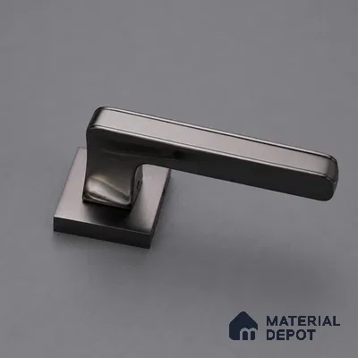 Ottr Zinc Mortise Handle HA 00315 E Gunmetal Black Dual Tone Finish Rose Mount | 2 Years Warranty