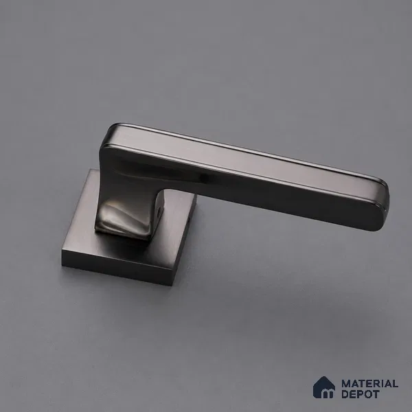 Ottr Zinc Mortise Handle HA 00315 E Gunmetal Black Dual Tone Finish Rose Mount | 2 Years Warranty