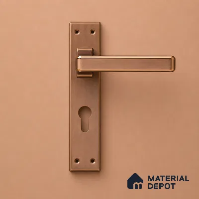 Ottr Zinc Mortise Handle HA 00315 G PVD Rose Gold Gold Black Finish Rose Mount | 2 Years Warranty
