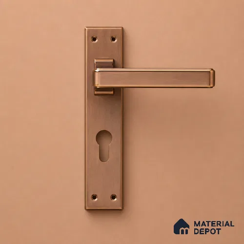 Ottr Zinc Mortise Handle HA 00315 G PVD Rose Gold Gold Black Finish Rose Mount | 2 Years Warranty