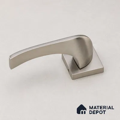 Ottr Brass Mortise Handle HA 00317 F Stainless Steel Finish Plate Mount | 2 Years Warranty