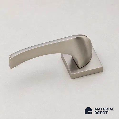 Ottr Brass Mortise Handle HA 00317 F Stainless Steel Finish Plate Mount | 2 Years Warranty
