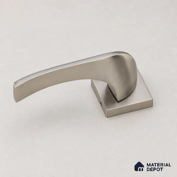 Ottr Brass Mortise Handle HA 00317 B Stainless Steel Finish Rose Mount | 2 Years Warranty