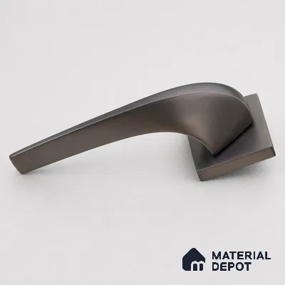Ottr Brass Mortise Handle HA 00318 Gold Black Finish Rose Mount | 2 Years Warranty