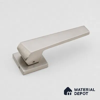 Ottr Brass Mortise Handle HA 00319 B Stainless Steel Matte Finish Rose Mount | 2 Years Warranty