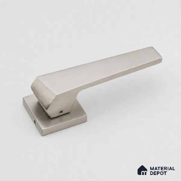 Ottr Brass Mortise Handle HA 00319 B Stainless Steel Matte Finish Rose Mount | 2 Years Warranty