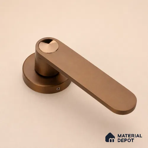 Ottr Stainless Steel Mortise Handle HA 00320 E PVD Rose Gold Dual Tone Finish Rose Mount | 2 Years Warranty