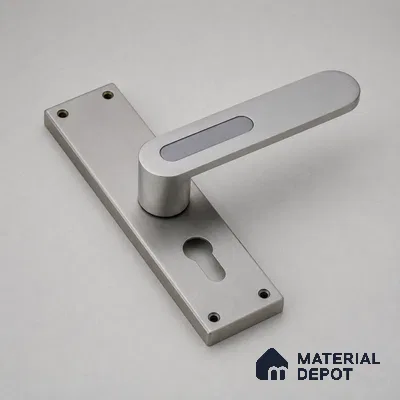 Ottr Stainless Steel Mortise Handle HA 00321 Stainless Steel Matte Black Finish Rose Mount | 2 Years Warranty