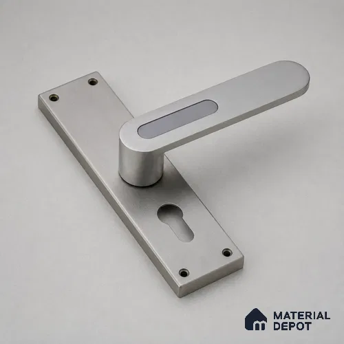 Ottr Stainless Steel Mortise Handle HA 00321 Stainless Steel Matte Black Finish Rose Mount | 2 Years Warranty