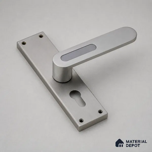 Ottr Stainless Steel Mortise Handle HA 00321 Stainless Steel Matte Black Finish Rose Mount | 2 Years Warranty