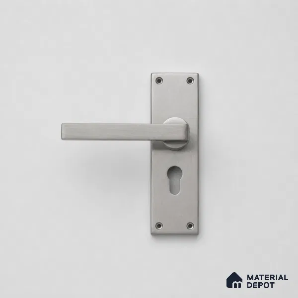 Ottr Stainless Steel Mortise Handle HA 00322 D Stainless Steel Matte Finish Plate Mount | 2 Years Warranty
