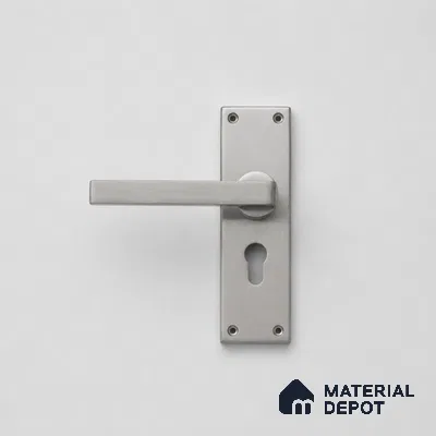 Ottr Stainless Steel Mortise Handle HA 00322 B Stainless Steel Matte Finish Rose Mount | 2 Years Warranty