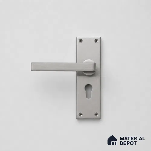Ottr Stainless Steel Mortise Handle HA 00322 B Stainless Steel Matte Finish Rose Mount | 2 Years Warranty