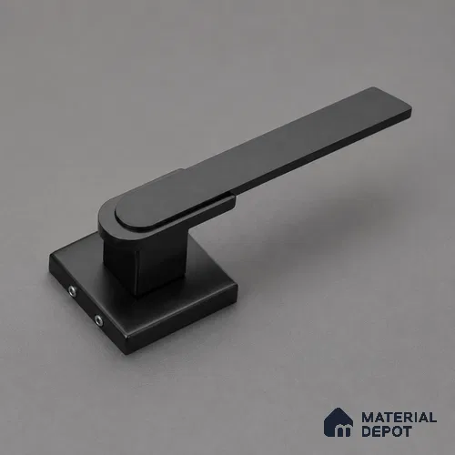 Ottr Stainless Steel Mortise Handle HA 00325 D Black Dual Tone Finish Plate Mount | 2 Years Warranty
