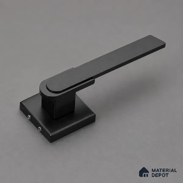 Ottr Stainless Steel Mortise Handle HA 00325 B Black Dual Tone Finish Rose Mount | 2 Years Warranty