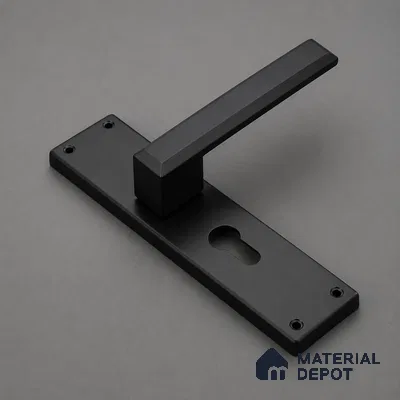 Ottr Stainless Steel Mortise Handle HA 00326 C Black Finish Rose Mount | 2 Years Warranty
