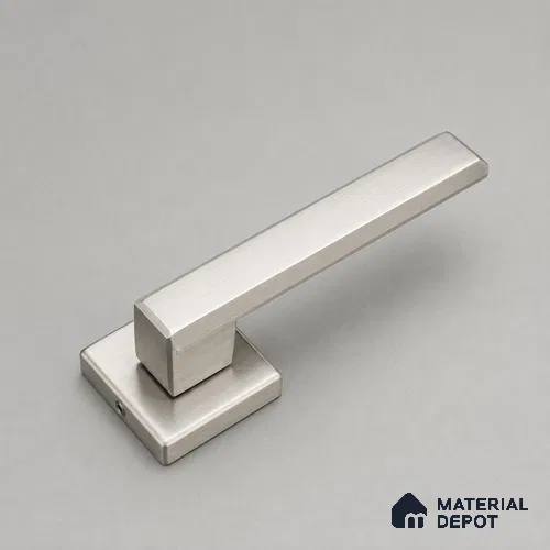 Ottr Stainless Steel Mortise Handle HA 00326 B Stainless Steel Finish Plate Mount | 2 Years Warranty