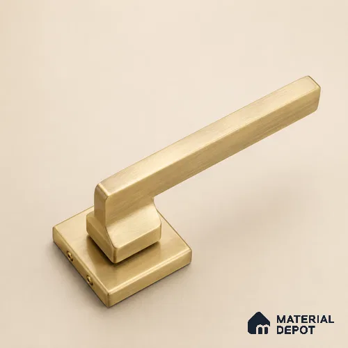 Ottr Stainless Steel Mortise Handle HA 00327 E Antique Brass Finish Rose Mount | 2 Years Warranty