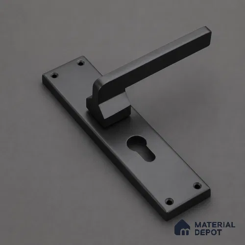 Ottr Stainless Steel Mortise Handle HA 00327 C Black Finish Rose Mount | 2 Years Warranty