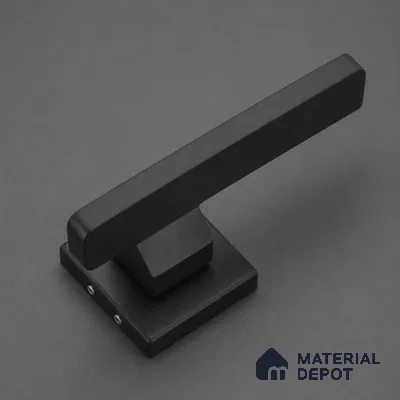 Ottr Stainless Steel Mortise Handle HA 00327 I PVD Gold Black Finish Plate Mount | 2 Years Warranty