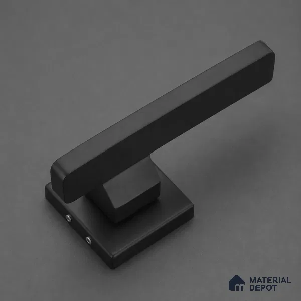 Ottr Stainless Steel Mortise Handle HA 00327 I PVD Gold Black Finish Plate Mount | 2 Years Warranty