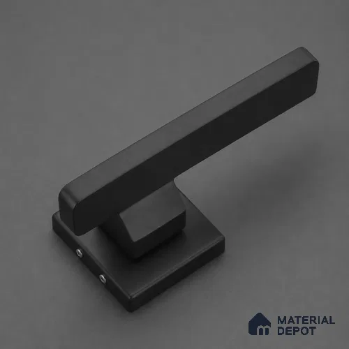 Ottr Stainless Steel Mortise Handle HA 00327 G PVD Gold Black Finish Rose Mount | 2 Years Warranty