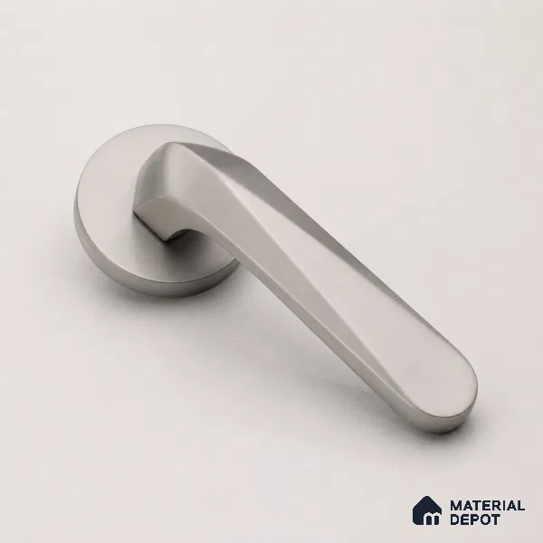 Ottr Brass Mortise Handle HA 00331 Stainless Steel Matte Finish Rose Mount | 2 Years Warranty