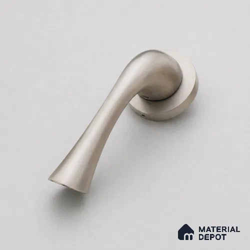 Ottr Brass Mortise Handle HA 00332 B Stainless Steel Matte Finish Rose Mount | 2 Years Warranty
