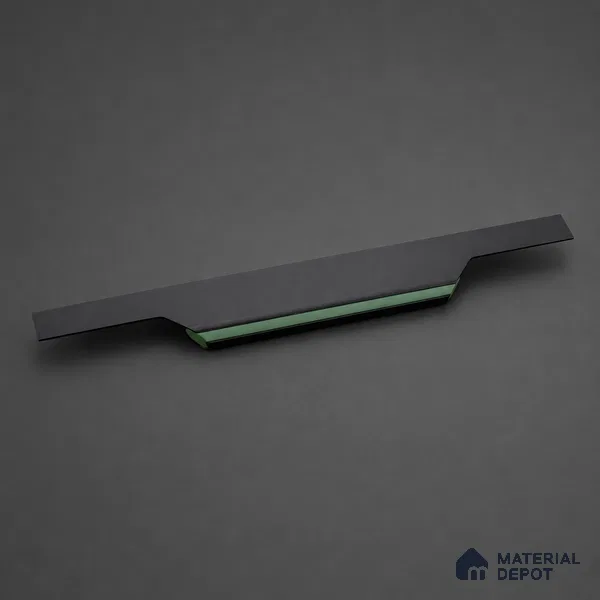 Ottr Aluminium Profile Handle HA 00333 AK Black Green Finish - 14in | 2 Years Warranty