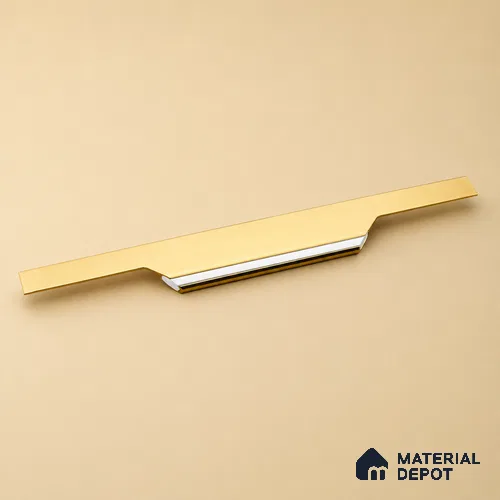 Ottr Aluminium Profile Handle HA 00333 BI PVD Gold White Finish - 30in | 2 Years Warranty