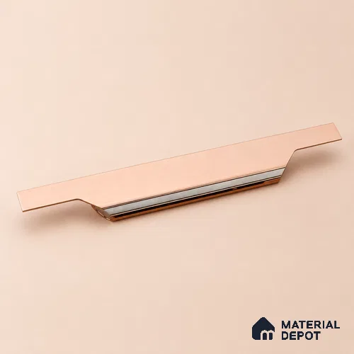 Ottr Aluminium Profile Handle HA 00333 AB PVD Rose Gold Grey Finish - 28in | 2 Years Warranty
