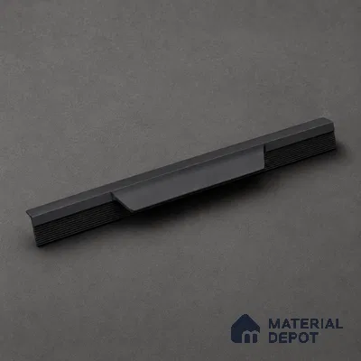 Ottr Aluminium Profile Handle HA 00334 AH Black Finish - 8in | 2 Years Warranty
