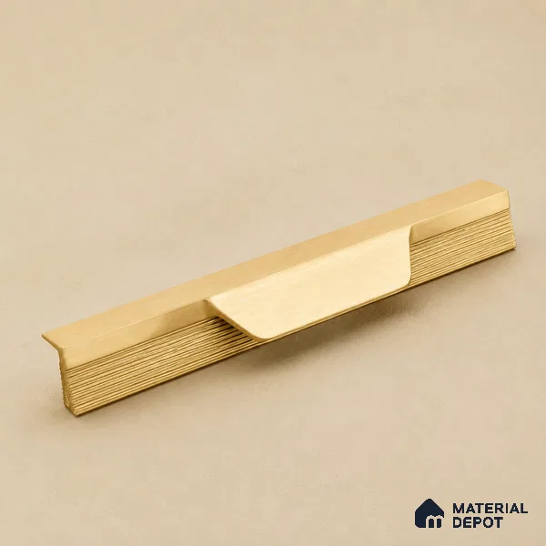 Ottr Aluminium Profile Handle HA 00334 D Gold Finish - 12in | 2 Years Warranty