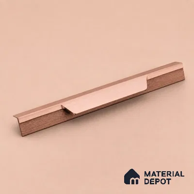 Ottr Aluminium Profile Handle HA 00334 T Rose Gold Finish - 12in | 2 Years Warranty