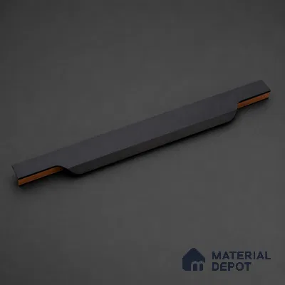 Ottr Aluminium Profile Handle HA 00335 C Black Rose Gold Finish - 10in | 2 Years Warranty