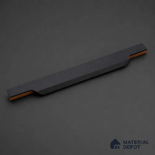 Ottr Aluminium Profile Handle HA 00335 C Black Rose Gold Finish - 10in | 2 Years Warranty