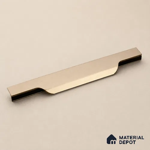 Ottr Aluminium Profile Handle HA 00335 BK Chrome Black Finish - 34in | 2 Years Warranty