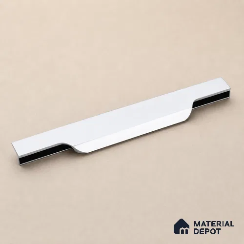 Ottr Aluminium Profile Handle HA 00335 AR Stainless Steel Black Finish - 28in | 2 Years Warranty
