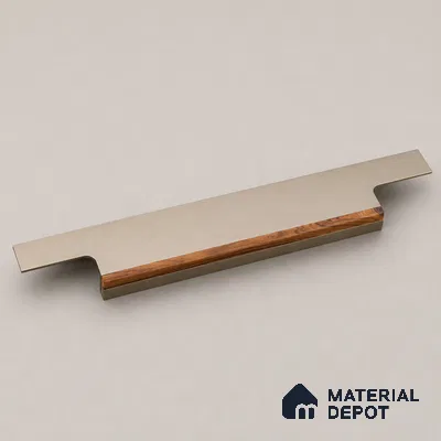 Ottr Aluminium Profile Handle HA 00336 T Champagne Wood Finish - 36in | 2 Years Warranty