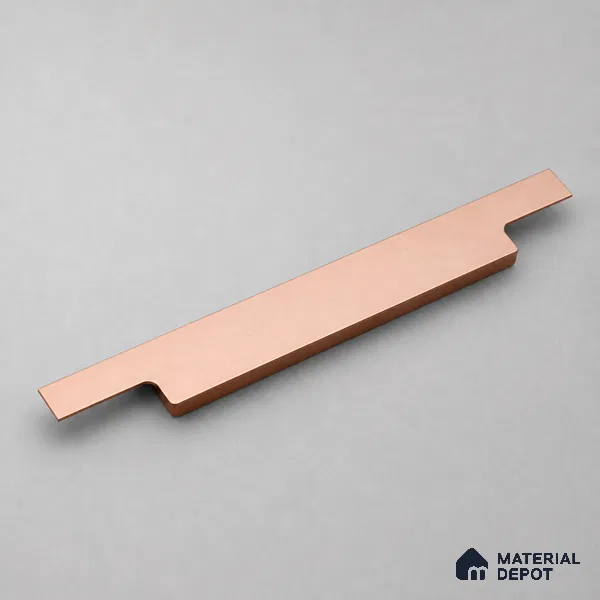 Ottr Aluminium Profile Handle HA 00341 BC Rose Gold Finish - 18in | 2 Years Warranty