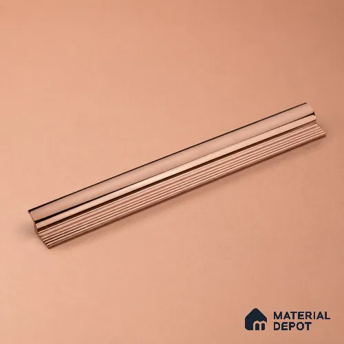 Ottr Aluminium Profile Handle HA 00343 L Rose Gold Finish - 24in | 2 Years Warranty